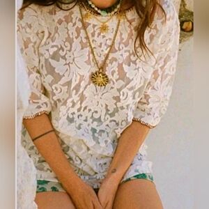 Chasing Unicorns Amour Lace Boyfriend Tee